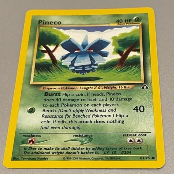 Pokémon Neo Discovery cards set of 8 including Uncommon Corsola card - Picture 6 of 16